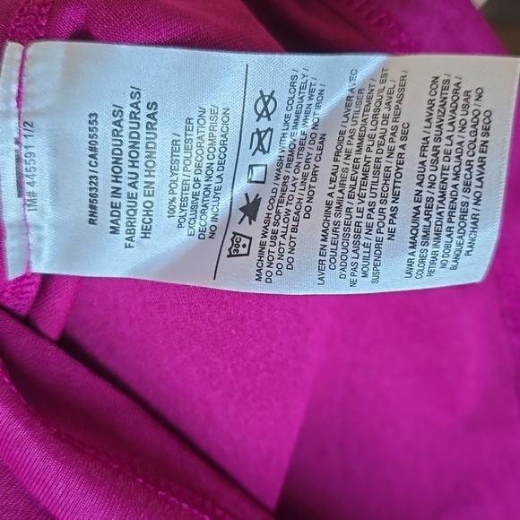 Nike Women's Magenta Long Sleeve Tee, Size Small, New With Tags - Picture 9 of 10